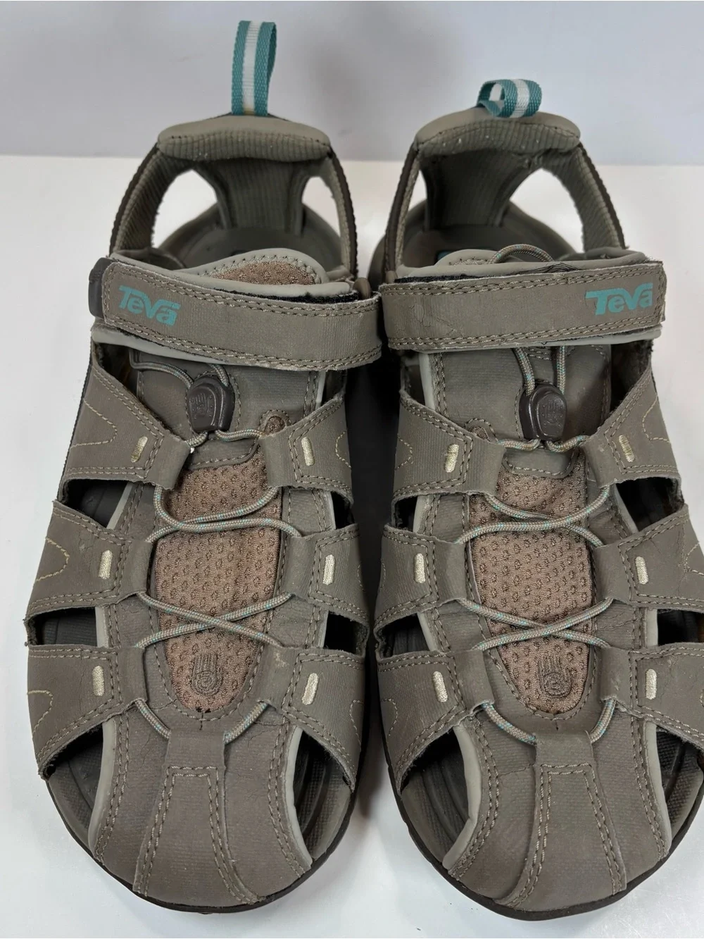 Teva Dozer III Women's Sandal, Size 9, Color Gray/Blue - Outdoor Hiking Walking